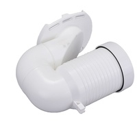 Kit connettore per WC WC connettore per vaschetta WC Kit di tubi per rifiuti WC offset