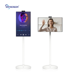 INGSCREEN Mini televisión inteligente portátil TV con pantalla táctil recargable de 21,5/<span class=keywords><strong>25</strong></span>/32 <span class=keywords><strong>pulgadas</strong></span> con retroiluminación LED y cámara - Product Image 2
