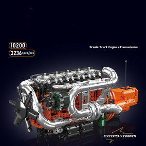 For MOULD KING 10200 for Scania Truck <strong>Engine</strong> Transmission Building Block <strong>Kits</strong> Creative Puzzle <strong>Model</strong> Toy for Adults Perfect Gift - Product Image 2