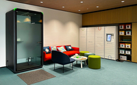 Cabine de bureau insonorisée acoustique professionnelle modulaire mobile personnalisée pour la confidentialité téléphonique, à vendre