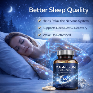 Suplemento de Magnesio Complejo Premium para la Relajación Muscular, Mejor Sueño, Equilibrio del <span class=keywords><strong>Sistema</strong></span> <span class=keywords><strong>Nervioso</strong></span>, Cápsulas de Alta Biodisponibilidad - Product Image 2