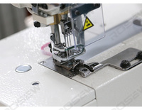 Machine à coudre industrielle GC562-03GB ROSEW, deux aiguilles, quatre fils, moteur manuel, haute productivité, couture de vêtements