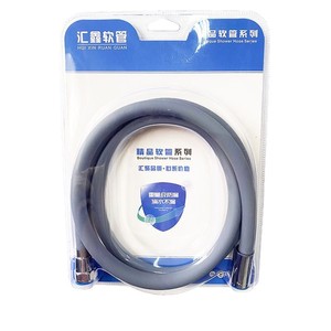 Tuyau de douche en silicone Huixin 1,5/2 m, connecteur en acier inoxydable extra épais, utilisation pour chauffe-eau de salle de bain - Product Image 1