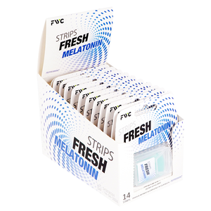 Yichao mélatonine bande orale marque privée sans sucre haleine bande de menthe supplément de sommeil bandes de Film de dissolution orale - Product Image 1