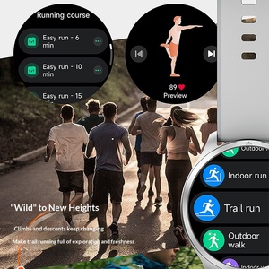 Montre connectée haut de gamme DTR1 avec grand écran HD de 1,43 pouce, surveillance de la fréquence cardiaque, de l'oxygène sanguin, du sommeil et appels, plus de 110 modes sportifs - Product Image 3