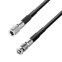 Câble CoaXPress CXP-6 DIN 1.0/2.3 mâle vers HD-BNC mâle 75 Ohm, câble coaxial haute vitesse pour caméra de vision industrielle