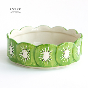 JOYYE-platos y platos de fruta kiwis personalizados, creativos, para el hogar, vajilla divertida para restaurante - Product Image 3
