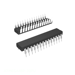 Integrado 28 DIP (0.300 "7,62mm) Componentes electrónicos de la ATMEGA48P-20PU En stock - Product Image 1