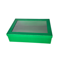 Caja de Regalo Magnética de Lujo con Ventana Transparente, Empaque Personalizado para Productos, Exhibición a Bajo Precio, Caja de Papel de Alta Calidad con Relieve