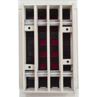 Grille de ventilation carrée amovible en aluminium moderne pour retour d'air au plafond