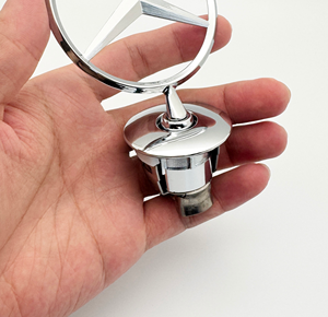 Emblème 3D de remplacement pour voiture, logo de <span class=keywords><strong>capot</strong></span> avant, étoile, ornement, badge A 2218800086 A2108800186 W210 W221 W124 W140 W206 W203 W201 - Product Image 6