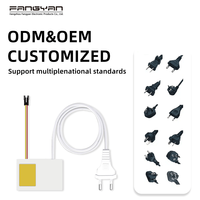 Variateur LED tactile personnalisable 100-245V pour panneau de bois pénétrable 35mm, interrupteurs inductifs 12V 1A 12W pour le contrôle de l'éclairage
