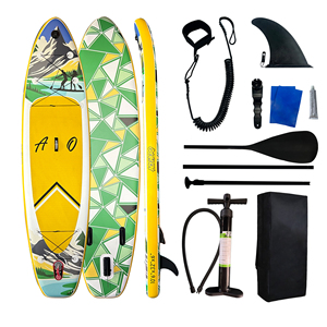 Planche à pagaie gonflable (SUP) ACEHERO 11 pieds de haute qualité 2026, écologique et portable, système à 3 ailerons <span class=keywords><strong>pour</strong></span> lacs et rivières - Product Image 4
