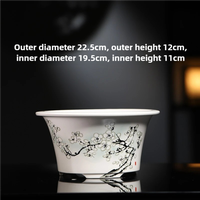 Pot de bonsaï en céramique émaillée classique jardinière de bureau de sol de Style chinois pour la décoration de la maison décoration de jardin Pots de fleurs Kit de jardinières