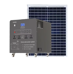 Estación de Energía Solar de 3000W para Coche y Hogar, Almacenamiento de Energía Solar para Exteriores, Suministro de Emergencia para Vehículos, Onda Sinusoidal Pura, MPPT, Puerto para RV - Product Image 1