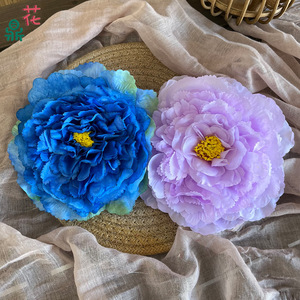 Têtes de fleurs de pivoine impériale en soie, fleurs artificielles faites à la main, décoration de mariage, décoration murale florale pour hôtel - Product Image 2
