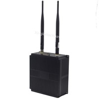 Módulo RF de Red Mesh de 80 Watts de Largo Alcance (100-300 KM) con Frecuencia FHSS Visible, Alta Velocidad de 70 Mbps, Radio Internet Mesh para UAV