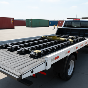 Lot de 4 rails de fixation E-Track de 7,7 pieds, capacité de 2000 lb, système de sécurisation de cargaison pour remorque, accessoires pour camion - Product Image 2