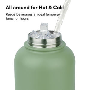 3-en-1 al aire libre portátil 32oz botella de agua para perros con 2 cuencos alimentador de acero inoxidable aislado apto para viajes - Product Image 3