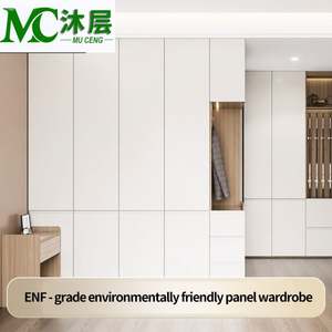 ตู้เสื้อผ้าบิลท์อินสุดหรูสำหรับห้องรับประทานอาหาร ระบบตู้ไม้แบบโมเดิร์น ตู้เก็บของอเนกประสงค์สำหรับห้องนั่งเล่น - Product Image 2