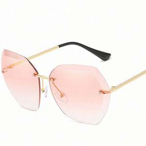 Lunettes de soleil vintage pour hommes et femmes, monture métallique sans bordure, logo personnalisé, protection UV400, modèle 2020, très demandées - Product Image 5