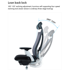 Cómoda silla <span class=keywords><strong>de</strong></span> oficina giratoria ejecutiva <span class=keywords><strong>de</strong></span> malla Silla ergonómica Boss - Product Image 4