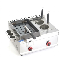 Friteuse à poulet professionnelle en acier inoxydable à gaz, à réservoir unique, robuste, pour comptoir, équipement de friture profonde pour cuisine de restaurant