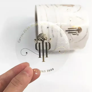 Conception d'étiquettes autocollantes transparentes en vinyle personnalisées pour les bouteilles de boissons, d'eau, de jus, de vin, de cosmétiques - Product Image 5