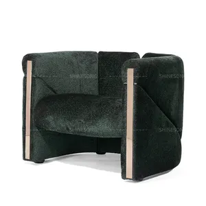 Modern unique style fabric armchair indoor furniture luxury living room leisure sofa chair