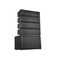 Système de haut-parleurs Line Array professionnels, caisson de basses 15 pouces, 2x6 pouces pleine gamme, 600W RMS pour les événements en direct sur scène