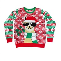 Pulls de Noël moches de style chinois à col rond, en gros et sur mesure, pour enfants en 2026