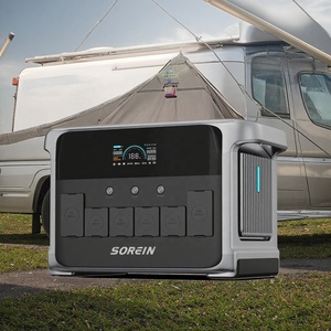 เครื่องกำเนิดไฟฟ้าพลังงานแสงอาทิตย์ Sorein 2400w ชุดแบตเตอรี่สำรองไฟฟ้าแบบพกพา 2000w 2kwh - Product Image 1