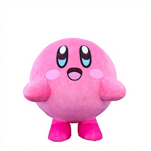 Funtoys MOQ 1 PIECE Walking Inflatable <strong>Kirby</strong> Mascot <strong>Costume</strong> Cartoon Character <strong>Kirby</strong> <strong>Costume</strong> for Adults - Product Image 4