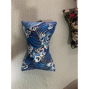 Coussin de soutien lombaire en forme de U, dossier ergonomique en coton, oreiller de siège de voiture, motif de vague japonaise, pour utilisation en voiture - Product Image 2