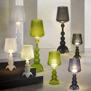 Modern İtalyan yaratıcı tasarım yüksek ayaklı fincan zemin lambası dekoratif aydınlatma ev oturma odası zemin lambası - Product Image 2