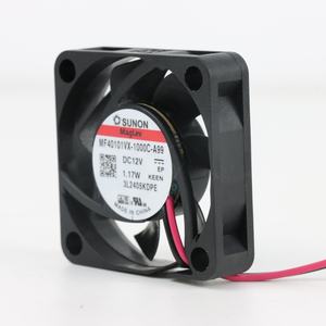 Sunon 84mA 12VDC 40X40X10mm MF40101VX-1000C-A99 1.17W 8500RPM แบริ่งบอล9.9CFM พัดลมระบายความร้อนตามแนวแกนไฟฟ้าพลาสติก - Product Image 3