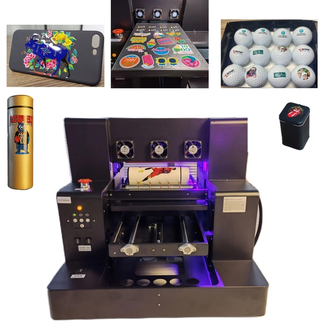 DTF Printer UV Direct to Film Printer for Bottle Phone Case Tumbler Pen Acrylic Metal Wood