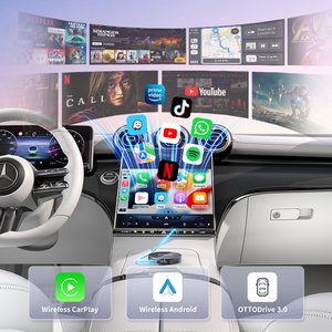 กล่อง AI P3 Carplay แอนดรอยด์ AI ไร้สาย8 + 128G สำหรับรถยนต์มัลติมีเดียกล่อง AI เปิดตัวใหม่ - Product Image 2