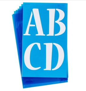 Venta Directa de Fábrica al Precio Más Bajo - Plantillas LetterCraft, Nueva Fuente, Caracteres de 4 Pulgadas - Product Image 1