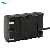 LP-E6 DR-E6 kukla pil kutusu USB portu bahar kablosu Canon EOS 5D Mark IV III II 5D4 5DS 5DS R 6D 7D 7D Mark II LPE6 DRE6