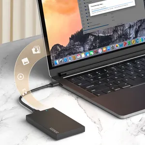 4TB HDD bao vây đĩa cứng trường hợp nhà máy OEM ABS bên ngoài 2.5 ''inch SATA USB 3.1 Gen2 5gbps USB C cổ 5 Gbps 64G M.2 SATA SSD - Product Image 2