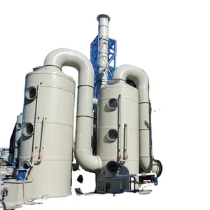 Exhaust gas treatment system Absorption Column Pp Wet Scrubber Gas Cleaner