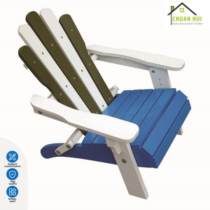 Silla Adirondack con Respaldo Curvo de Madera de Abeto para Área de Lectura en Librerías al Aire Libre, Relajación Inmersiva, Calidad de Fabricación - Product Image 3