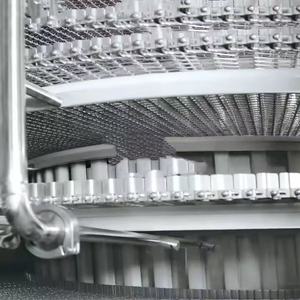 Hiệu suất đáng tin cậy công nghiệp iqf xoắn ốc Tủ đông nhanh chóng đóng băng máy với động cơ tự động để bán - Product Image 4
