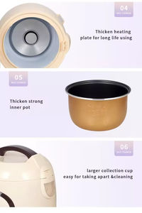 Olla Eléctrica Multifuncional para el Hogar, Mini Olla Arrocera, Utensilios de Cocina Antiadherentes de Acero Inoxidable - Product Image 5