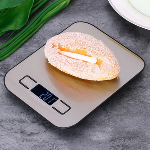 Balance de cuisine 5 kg en acier inoxydable pour peser les aliments, la nourriture, les colis postaux, avec écran LCD, balance électronique - Product Image 3