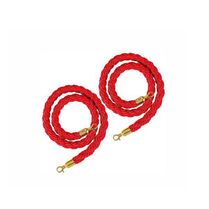 เสาคิวสแตนเลสแบบไม่สะท้อนแสง IP10 พร้อมเชือกแบบยืดหดได้ สีแดง สำหรับตกแต่งงานแต่งงาน - Product Image 4