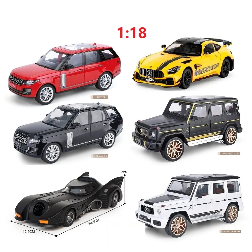 Yeni ürün 2023 pres döküm model araba 1/18 promosyon fiyat Shantou oyuncaklar ile döküm araba 1:18