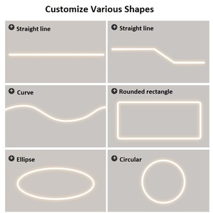 Funda de silicona para tira de luces Led, banda de luz Led Flexible de neón, tamaño personalizable - Product Image 4