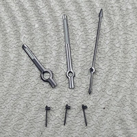 Accessoire de montre Vk, aiguilles de montre à six points vertes lumineuses, aiguilles de montre blanches remplies d'huile